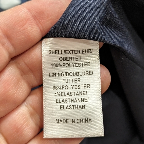 Adrianna Papell blue white sleeveless polka dot fit & flare dress 2 - Picture 8 of 10